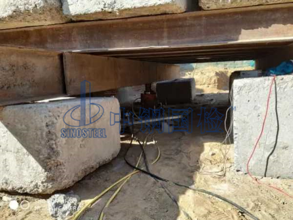 旋噴樁承載力檢測現場