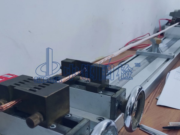 電纜檢測實驗室實拍,電線電纜導體直流電阻試驗中