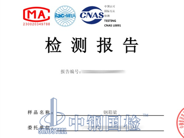 鋼箱梁檢測報告